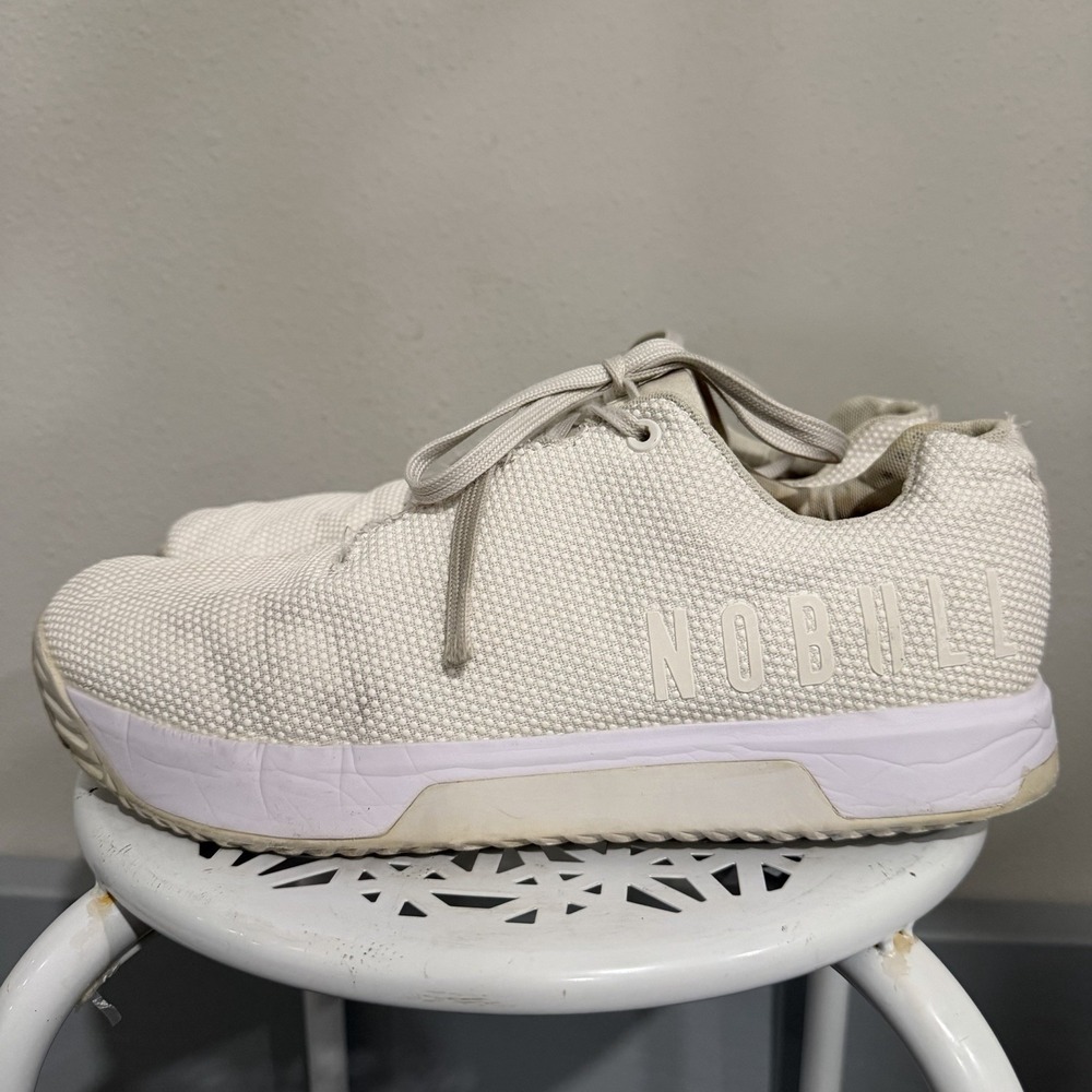 NOBULL Outwork Edge White On White - Women's Size 11 / Mens Size 9.5